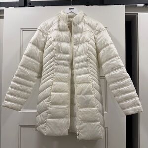 Women's Cream Puffer Jacket